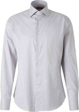 Canali Camicia a quadri - Grigio