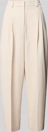 Smith & Soul Straight Fit Cropped Hose mit B&uuml;gelfalten in Sand, Gr&ouml;&szlig;e XXL