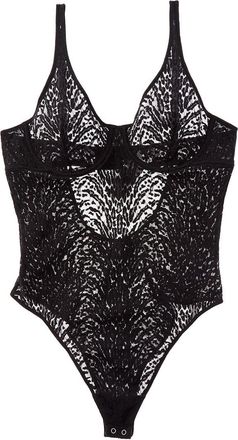 Wolford Animalier Lace Underwire Bodysuit
