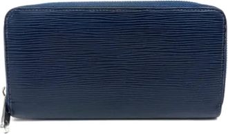 Louis Vuitton Pre-owned Wallets, female, Blue, Size: ONE SIZE Pre-owned Leather wallets