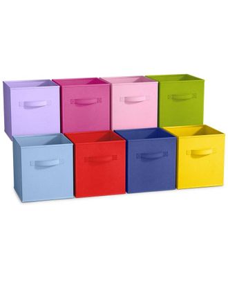 Sorbus 11In 8 Pack Foldable Storage Bins