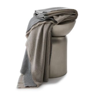 AM.PM Omkeerbare plaid in kasjmier en zuiver wol, Chama