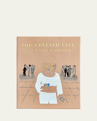 Graphic Image The Stylish Life: Cocktail Parties Leather-Bound Book by Elizabeth Smith