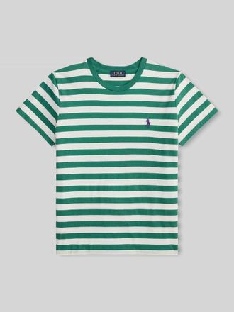Polo Ralph Lauren Regular Fit T-Shirt aus reiner Baumwolle in Gruen, Gr&ouml;&szlig;e XXL