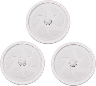 OEM Roues Traseras Dobles Para Robot De Piscina - Di&aacute;metro 12 Cm - Eje 6 Mm - Negro - Paquete De 3