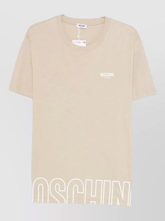 Moschino crew neck regular fit short sleeve t-shirt