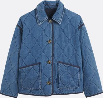 La Redoute Collections Gewatteerd jasje in denim