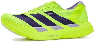 adidas Adizero Adios Pro 4 Running Shoes Womens Shoes Solar Yellow/Aurora Plum/Powder Plum : 6.5 C - Medium, Rubber