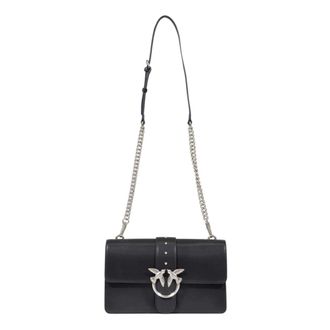 Pinko Cross Body Bags, female, Black, Size: ONE SIZE Love One Classic Crossbody Bag