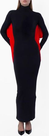Ferragamo Batwing Sleeve Slim Fit Maxi Dress, Brand Size TC (Small)