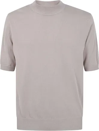Zanone Truien & Vesten, Heren, Grijs, L, Round-neck Truien