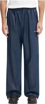 Rains Pantaloni a vita alta ampi - - Trousers - Uomo - Blu - M