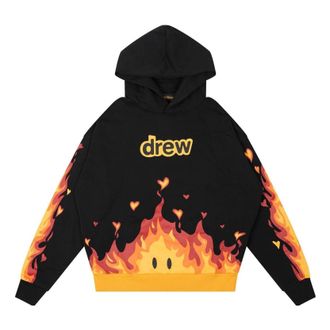 Drew House Fire Hoodie Black DR-FW22-436