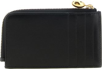 Jil Sander Calfskin Card Case - Black