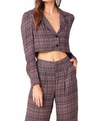 Saltwater Luxe Alana Jacket In Latte Brown