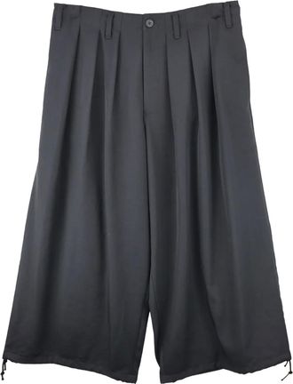 Yohji Yamamoto Pantaloni plissé - Nero