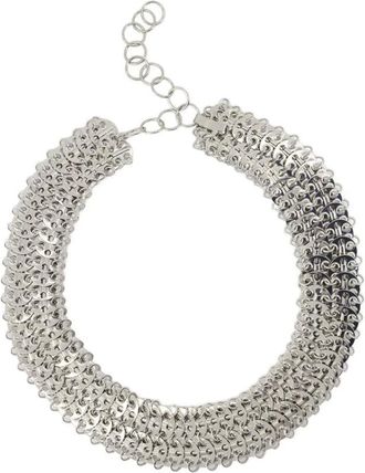 Paco Rabanne Accessoires, Dames, Grijs, ONE Size, Messing Riem - Zilver