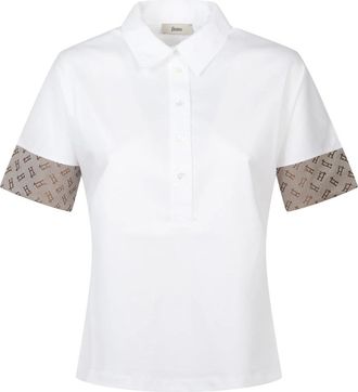 Herno Polo Shirt - Dames - Polos - Wit - L - Tops