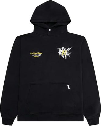 Represent Cherubs Grafische Print Hoodie - Heren - Hoodies - Zwart - S - Katoen - Hoodies & sweatvesten