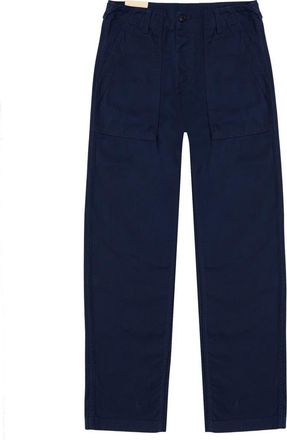 Fortela NewFatigue Vietnam Era Military Style Cotton Trousers in Blue at Nordstrom, Size 30 X 29 Eu