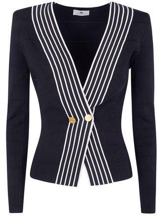 Elisabetta Franchi Tricot V Neck Sweater