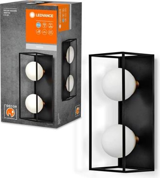 Ledvance Ledvance decor aplique cuadrado 2xg9 max 28w negro - lum756922