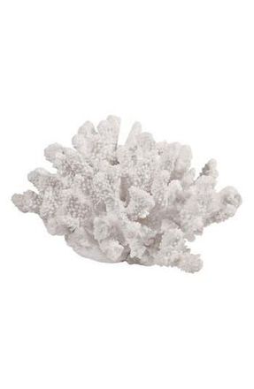 A & B Home Inna Faux Rising Coral Accent Decor in White at Nordstrom Rack