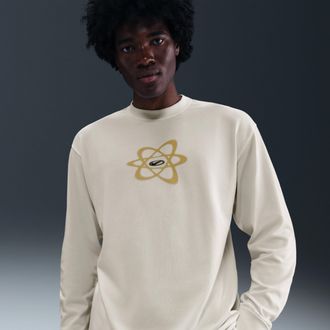 Nike Mens Nike Sportswear Long-Sleeve T-Shirt in White | HV0148-133