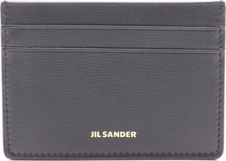 Jil Sander Leather Card Case Black