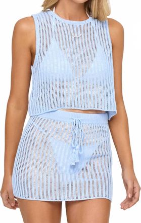 L*Space Sander Mini Skirt In French Blue