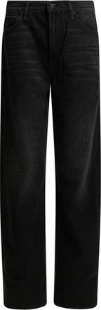 Mother The Dodger Sneak Jeans - Dames - Regular Fit Jeans - Zwart - W24 - Denim - Jeans