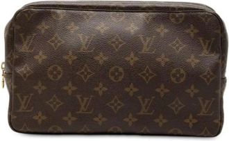 Louis Vuitton Pre-owned Clutches, female, Brown, Size: ONE SIZE Pre-owned Canvas Clutch