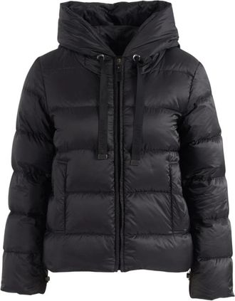 Max Mara Mtcoceano Puffer Jacket - Dames - Winterjassen - Zwart - S - Polyester - Jassen