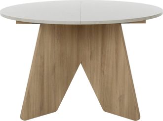 Gami Esstisch »GALEO« Runder Tisch mit 1 Ausziehplatte