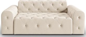 BLOOMINGLOFT 2-Sitzer Design Sofa Artemis Samtbezug