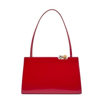 Jacquemus Shoulder Bags, female, Red, Size: ONE SIZE The Salon Shoulder Bag