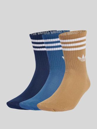 adidas Originals Socken aus Baumwoll-Mix im 3er-Pack in Blau, Gr&ouml;&szlig;e 40-42