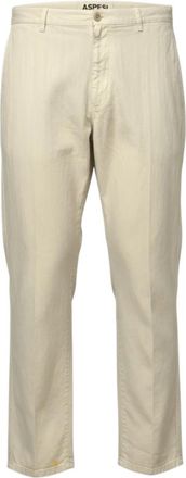Aspesi S6 A Cp 42 L030 Broek - Heren - Chinos - Beige - XL - Katoen - Broeken