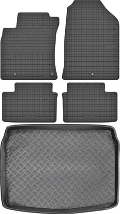 OEM Juego De Alfombrillas De Goma Para Coche Y Alfombrilla Para Maletero Para Kia Ceed Iii Hatchback (2018)