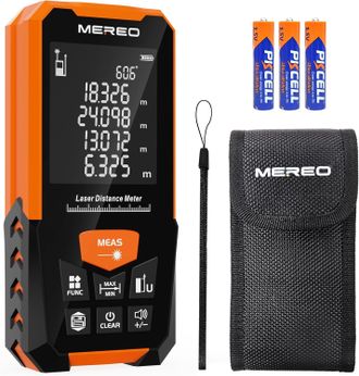 OEM Medidor De Distancia L&aacute;ser (100 M), Nivel De Burbuja Electr&oacute;nico Digital, Pantalla Lcd Retroiluminada, Unidades: M/pulg/ft, Mide Distancia, &Aacute;rea, Volu