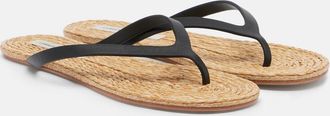CHRISTOPHER ESBER Palma leather thong sandals