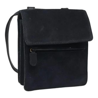 Gucci Pre-owned Suede gucci-bags - Dames - Pre-owned - Blauw - Maat: ONE Size Su&egrave;de