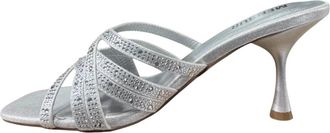 Menbur 25206 Heeled Mules - Dames - Muiltjes - Grijs - 41 EU - Schoenen