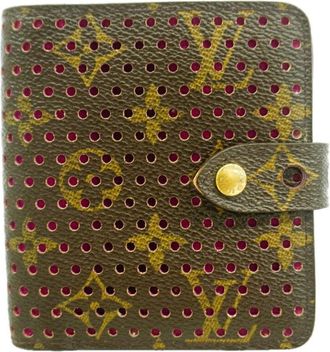 Louis Vuitton Brown Fuchsia Wallet (Bi-Fold) (Pre-Owned)