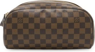 Louis Vuitton Brown Pvc Coated Canvas Pouch (Pre-Owned)