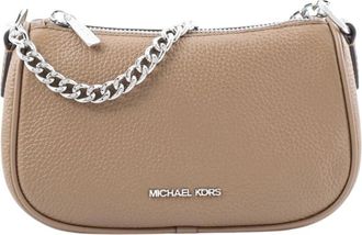 Michael Kors Carmela Schoudertas - Dames - Schoudertassen - Bruin - ONE Size - Leer - Tassen