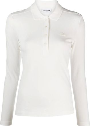 Lacoste Tops, Dames, Beige, XL, Polo Shirts