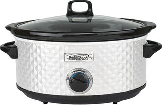 Brentwood Select 7 Quart Slow Cooker in White
