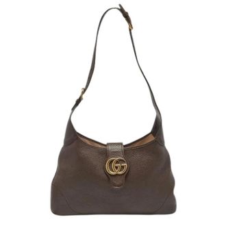 Gucci Pre-owned Vintage Schoudertas - Dames - Pre-owned - Bruin - Maat: ONE Size Leer