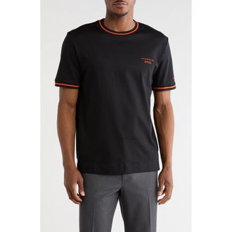 BOSS Ringer Tee in Black at Nordstrom Rack, Size X-Large